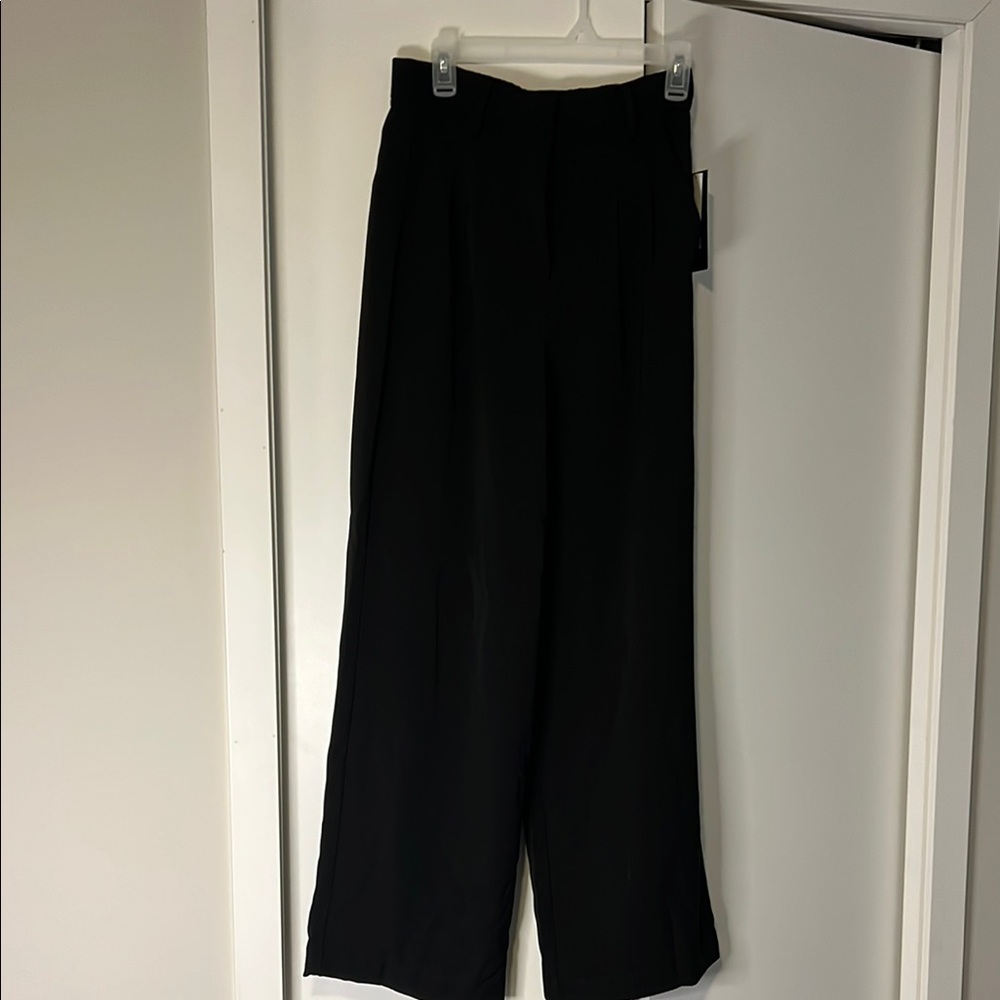 French Connection Black Wide Leg Pants